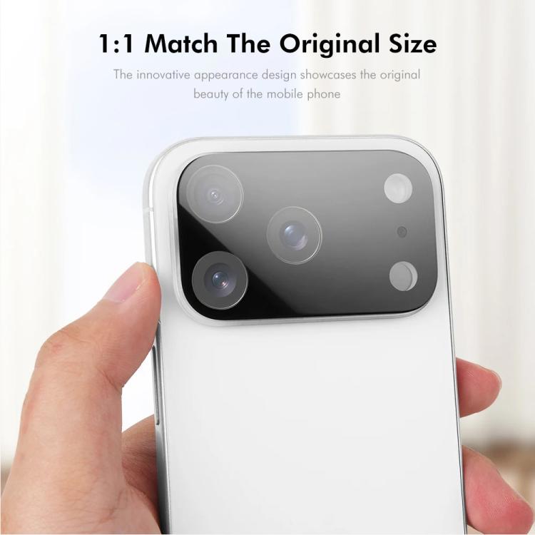 For iPhone 17 ENKAY Hat-Prince Black 9H Rear Camera Lens Tempered Glass Film