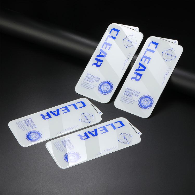 For iPhone 16 Pro 10pcs 3D Curved Edge Zero-Border Borderless HD Tempered Glass Film