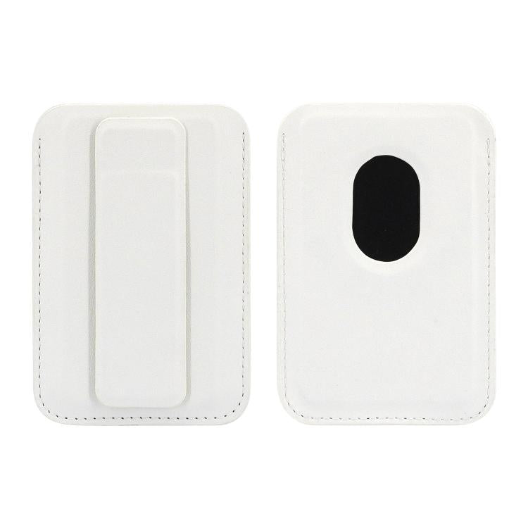 Ultra-Slim Magnetic Vegan Leather Card Bag with Stand