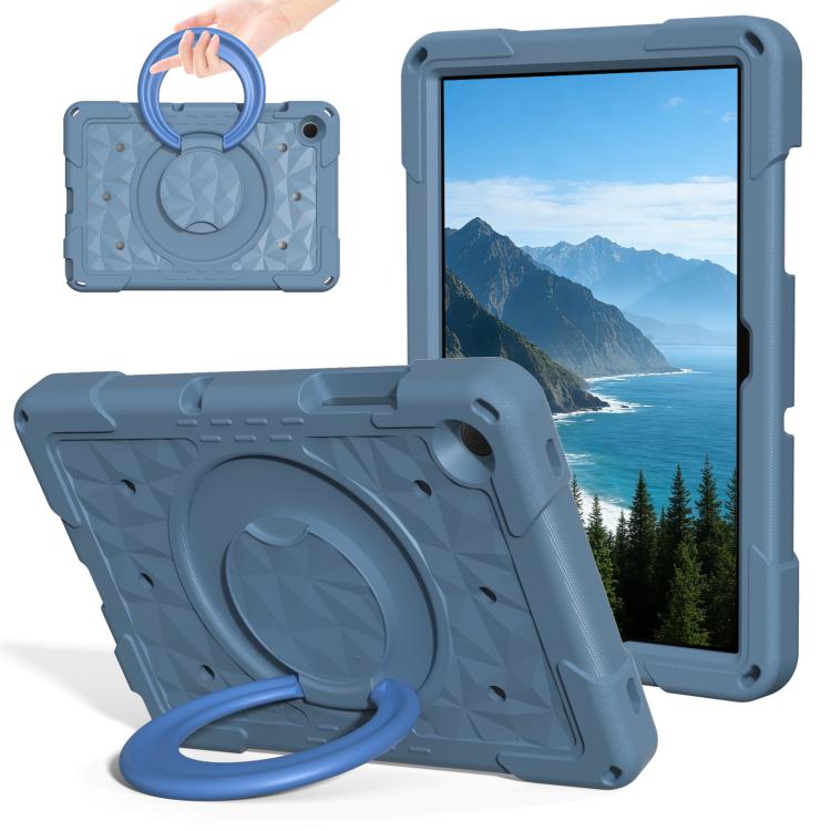 For Samsung Galaxy Tab A11+ / A9+ Magic Ring Rotation Holder Shockproof Tablet Case with Shoulder Straps