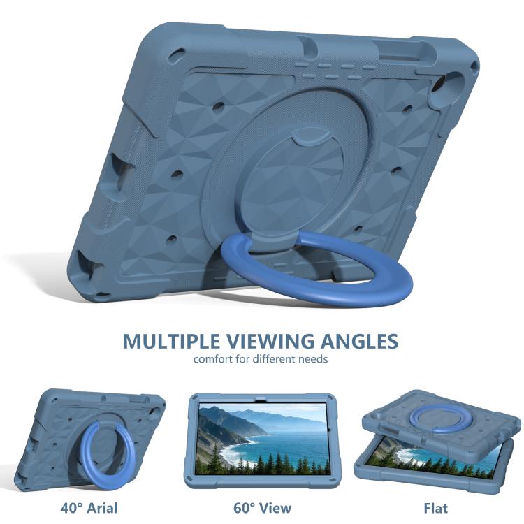 For Samsung Galaxy Tab A11+ / A9+ Magic Ring Rotation Holder Shockproof Tablet Case with Shoulder Straps