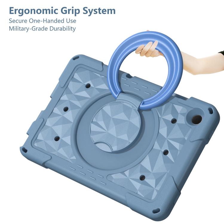 For Samsung Galaxy Tab A11+ / A9+ Magic Ring Rotation Holder Shockproof Tablet Case with Shoulder Straps