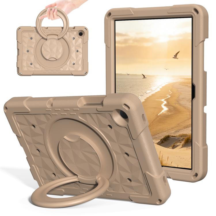 For Samsung Galaxy Tab A11+ / A9+ Magic Ring Rotation Holder Shockproof Tablet Case with Shoulder Straps