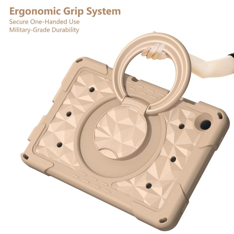 For Samsung Galaxy Tab A11+ / A9+ Magic Ring Rotation Holder Shockproof Tablet Case with Shoulder Straps