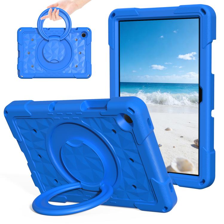 For Samsung Galaxy Tab A11+ / A9+ Magic Ring Rotation Holder Shockproof Tablet Case with Shoulder Straps