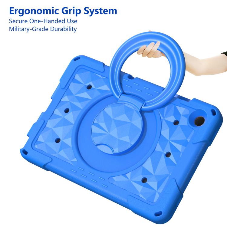 For Samsung Galaxy Tab A11+ / A9+ Magic Ring Rotation Holder Shockproof Tablet Case with Shoulder Straps