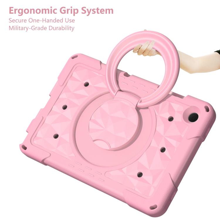 For Samsung Galaxy Tab A11+ / A9+ Magic Ring Rotation Holder Shockproof Tablet Case with Shoulder Straps