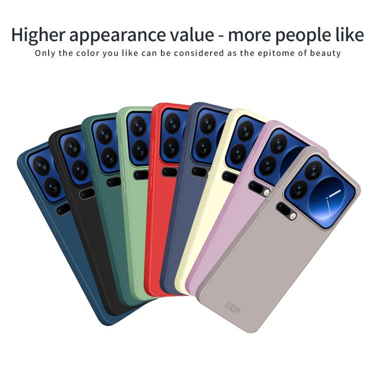 For Xiaomi 17 Pro MOFI Caring Soft Shell Liquid Silicone Skin Feel Phone Case