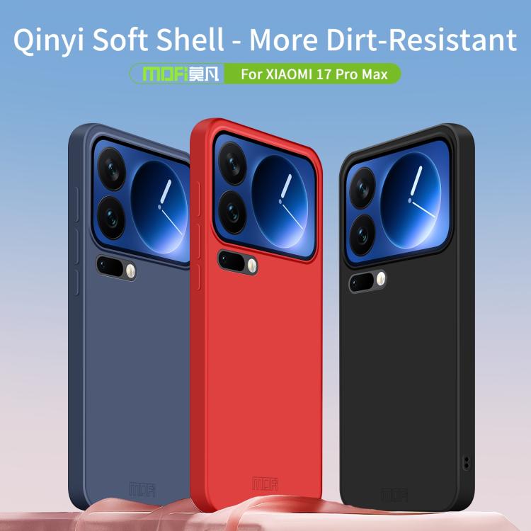 For Xiaomi 17 Pro Max MOFI Caring Soft Shell Liquid Silicone Skin Feel Phone Case