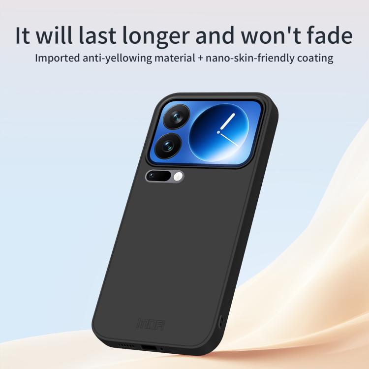 For Xiaomi 17 Pro Max MOFI Caring Soft Shell Liquid Silicone Skin Feel Phone Case