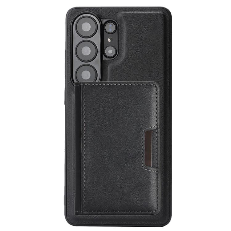 For Samsung Galaxy S26 Ultra 5G Kalebol Strong MagSafe Magnetic Two-Fold Card Bag Leather Phone Case