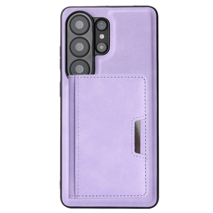 For Samsung Galaxy S26 Ultra 5G Kalebol Strong MagSafe Magnetic Two-Fold Card Bag Leather Phone Case