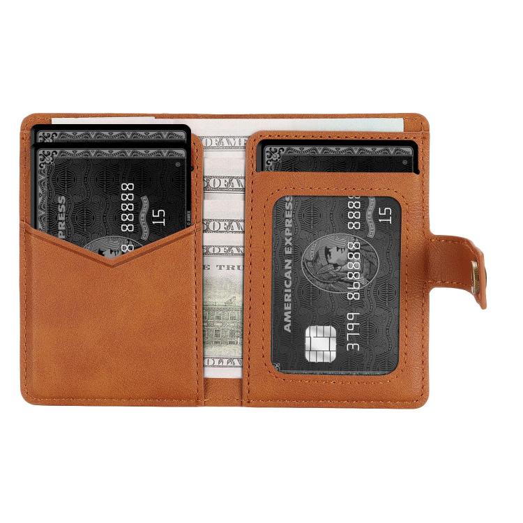 Bond Wallet Ring Magnetic Leather Card Holder