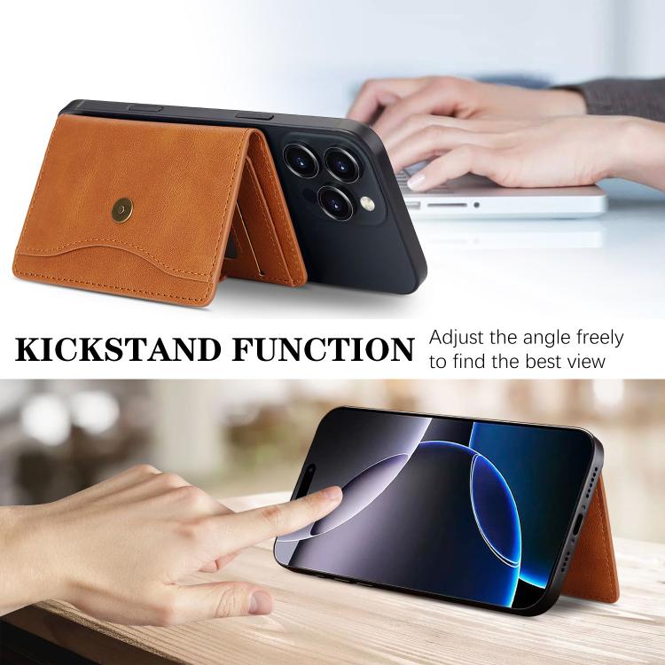 Bond Wallet Ring Magnetic Leather Card Holder
