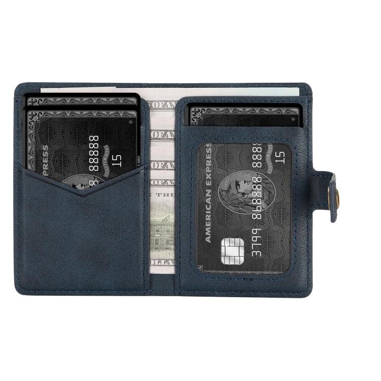 Bond Wallet Ring Magnetic Leather Card Holder
