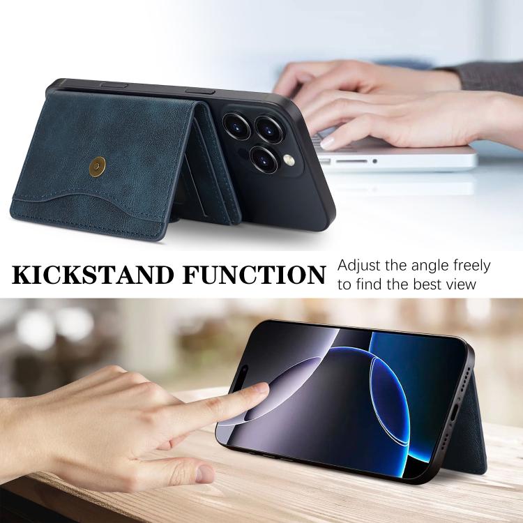 Bond Wallet Ring Magnetic Leather Card Holder