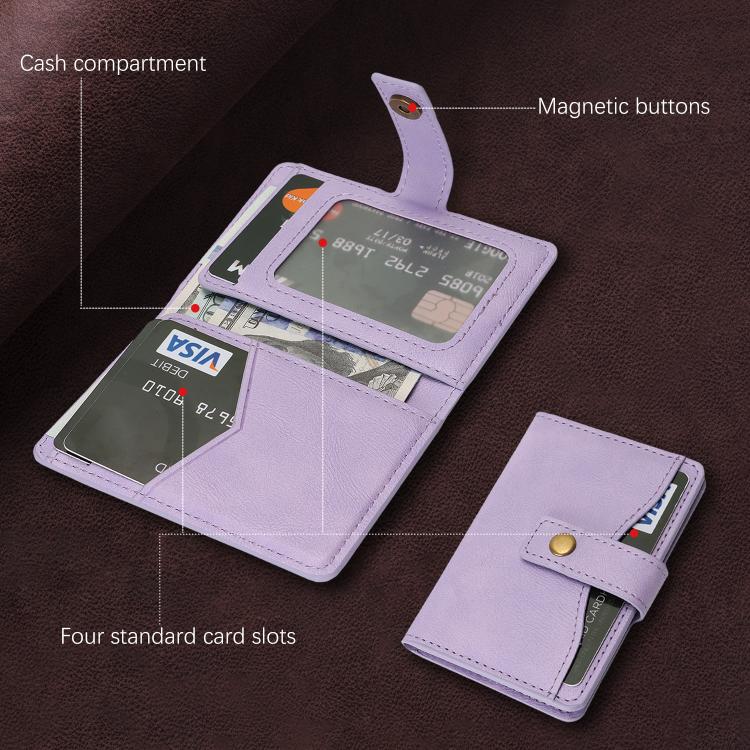 Bond Wallet Ring Magnetic Leather Card Holder