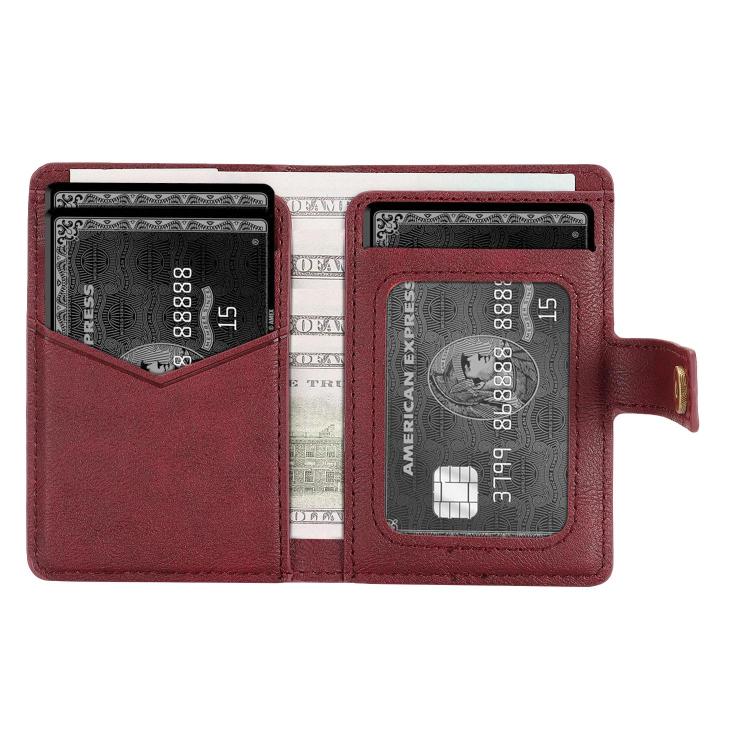 Bond Wallet Ring Magnetic Leather Card Holder
