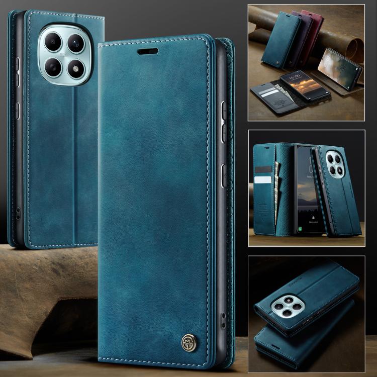 For Redmi Note 15 4G / 5G Global 164mm CaseMe 033 Calf Leather Lining Microfibre RFID Blocking Phone Case