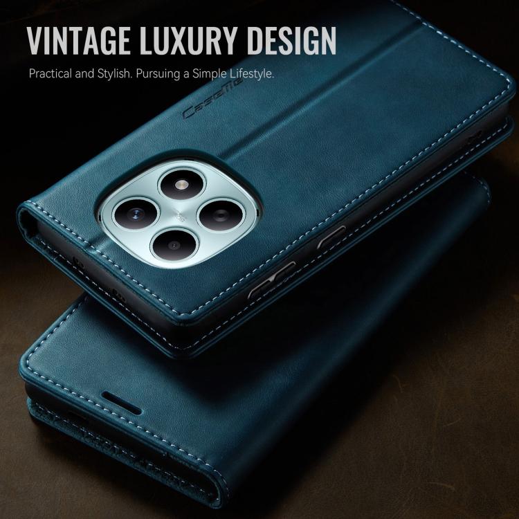 For Redmi Note 15 4G / 5G Global 164mm CaseMe 033 Calf Leather Lining Microfibre RFID Blocking Phone Case