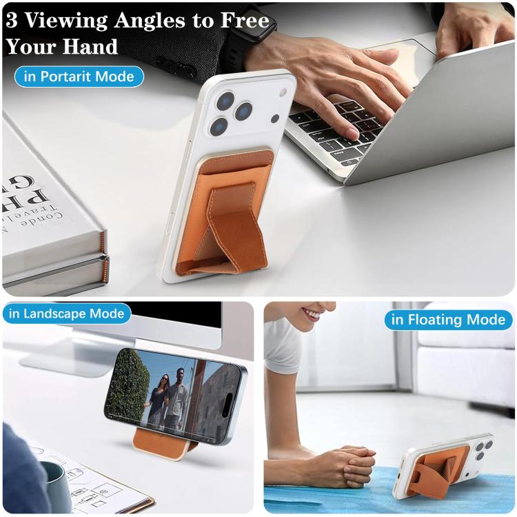 Magnetic Waistband Vegan Leather Card Bag