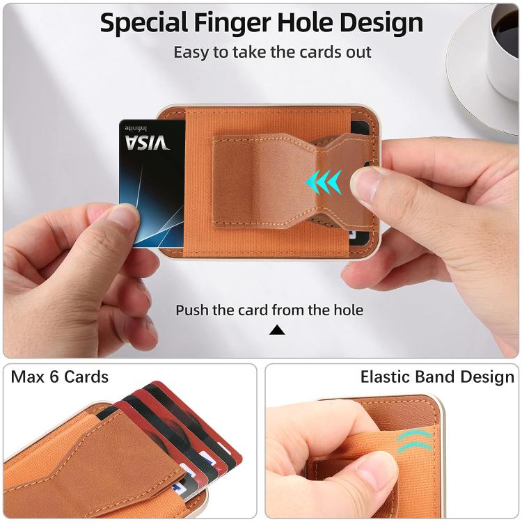 Magnetic Waistband Vegan Leather Card Bag