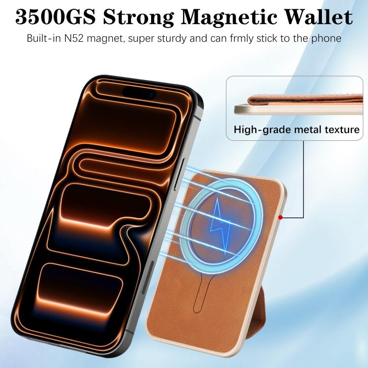Magnetic Waistband Vegan Leather Card Bag