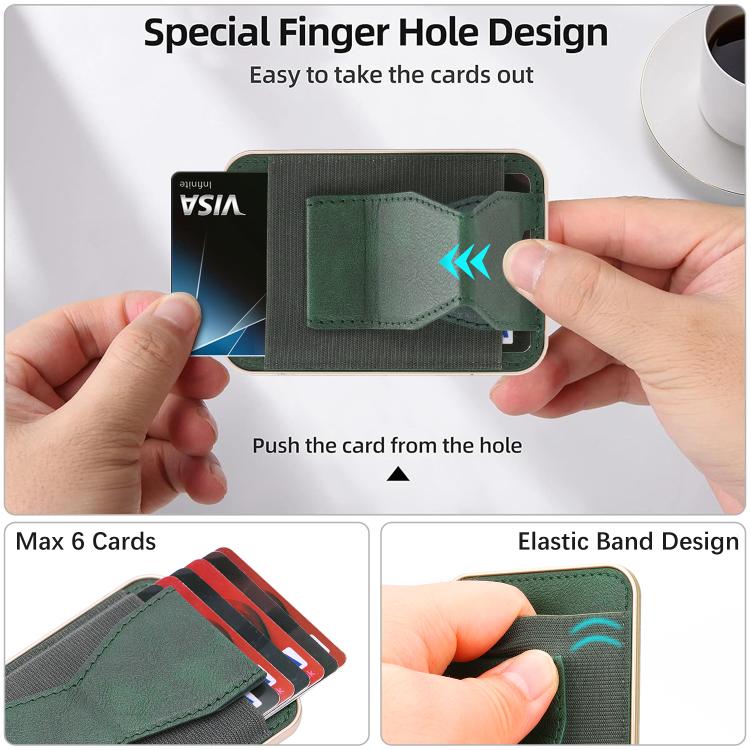 Magnetic Waistband Vegan Leather Card Bag