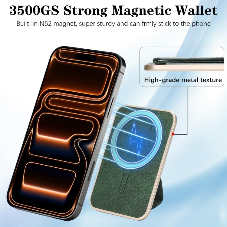 Magnetic Waistband Vegan Leather Card Bag