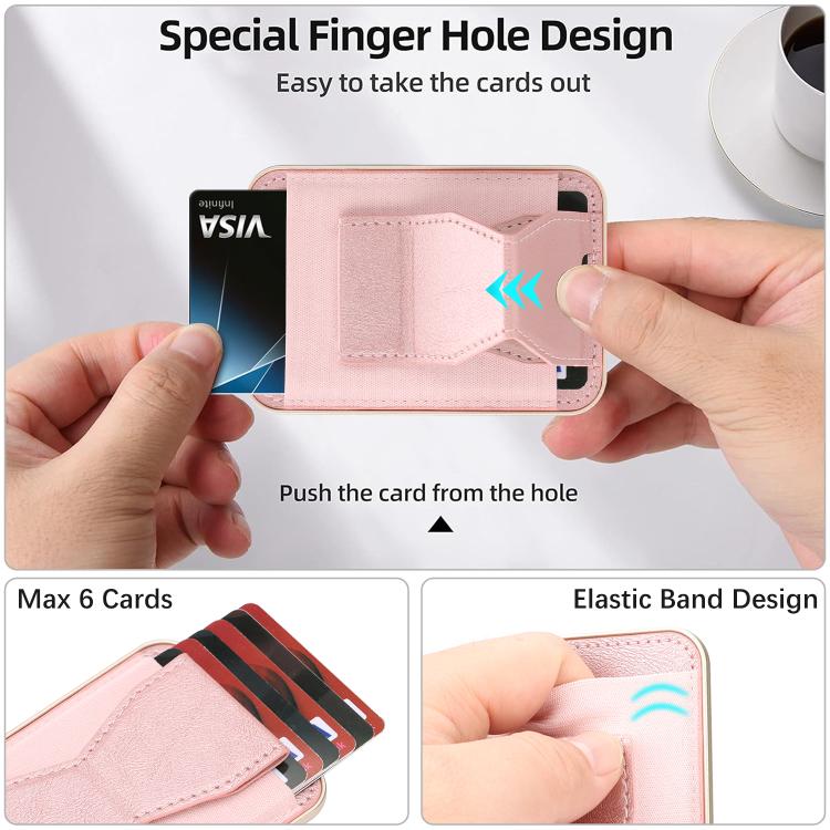 Magnetic Waistband Vegan Leather Card Bag