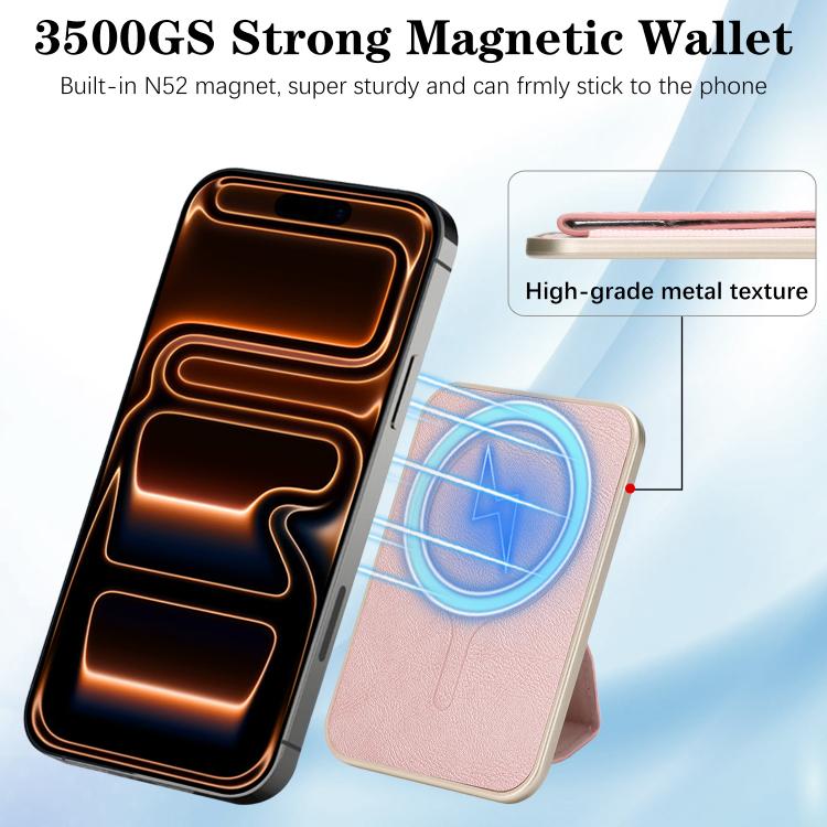 Magnetic Waistband Vegan Leather Card Bag