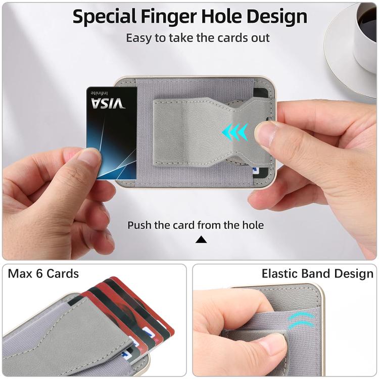 Magnetic Waistband Vegan Leather Card Bag