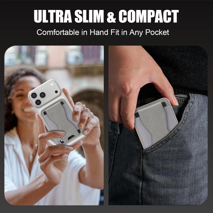 Magnetic Waistband Vegan Leather Card Bag