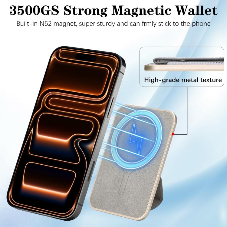 Magnetic Waistband Vegan Leather Card Bag
