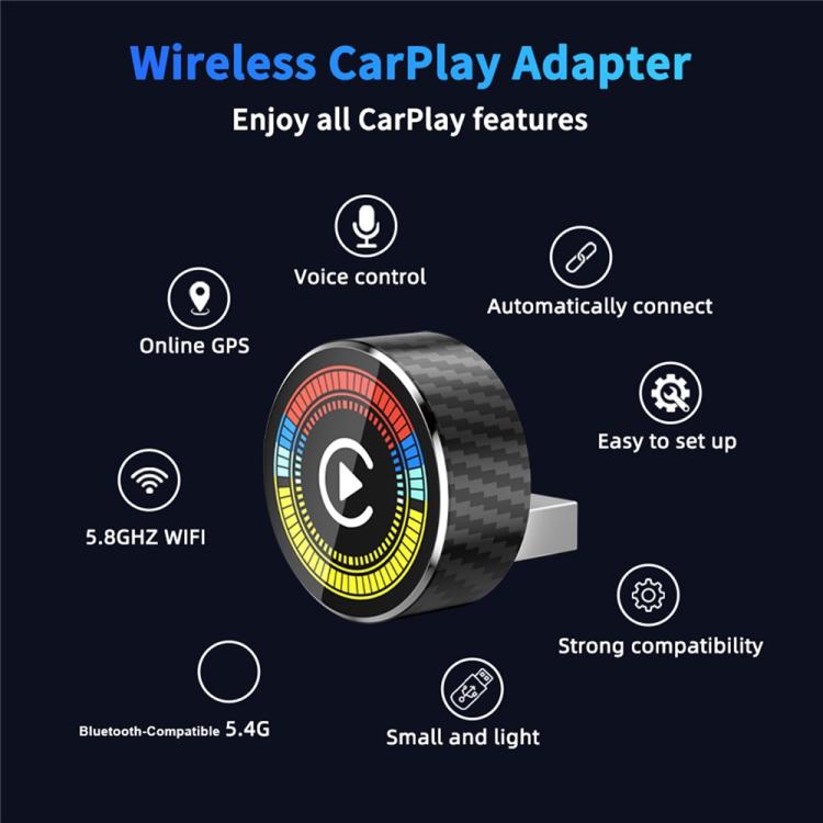 M47 2 in 1 AI Box CarPlay / Android Auto Wired to Wireless Converter Car Wireless Adapter