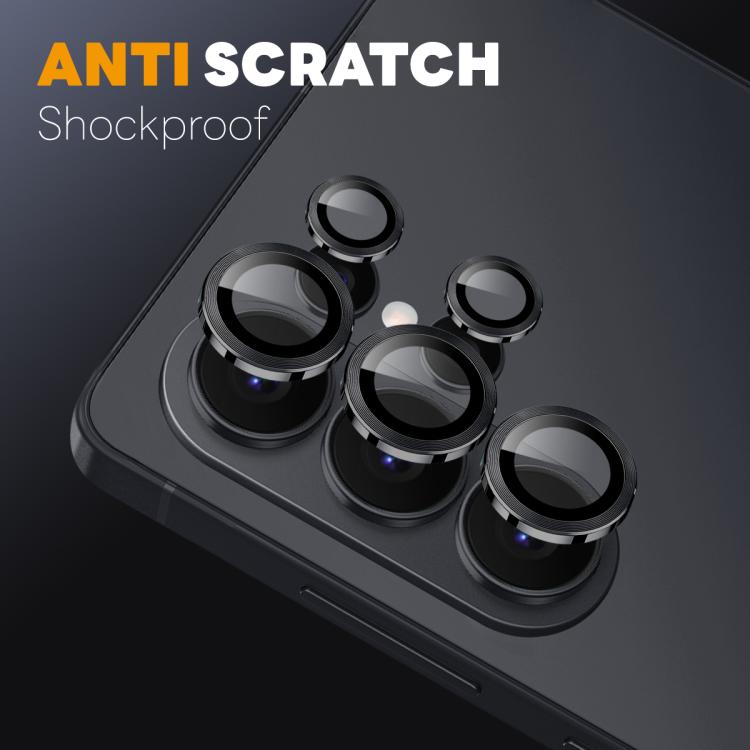 For Samsung Galaxy S26 Ultra 5G NORTHJO Camera Lens Protector CD Metal Ring Tempered Glass Film