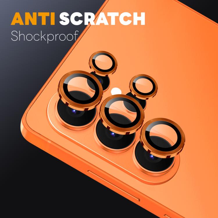 For Samsung Galaxy S26 Ultra 5G NORTHJO Camera Lens Protector CD Metal Ring Tempered Glass Film