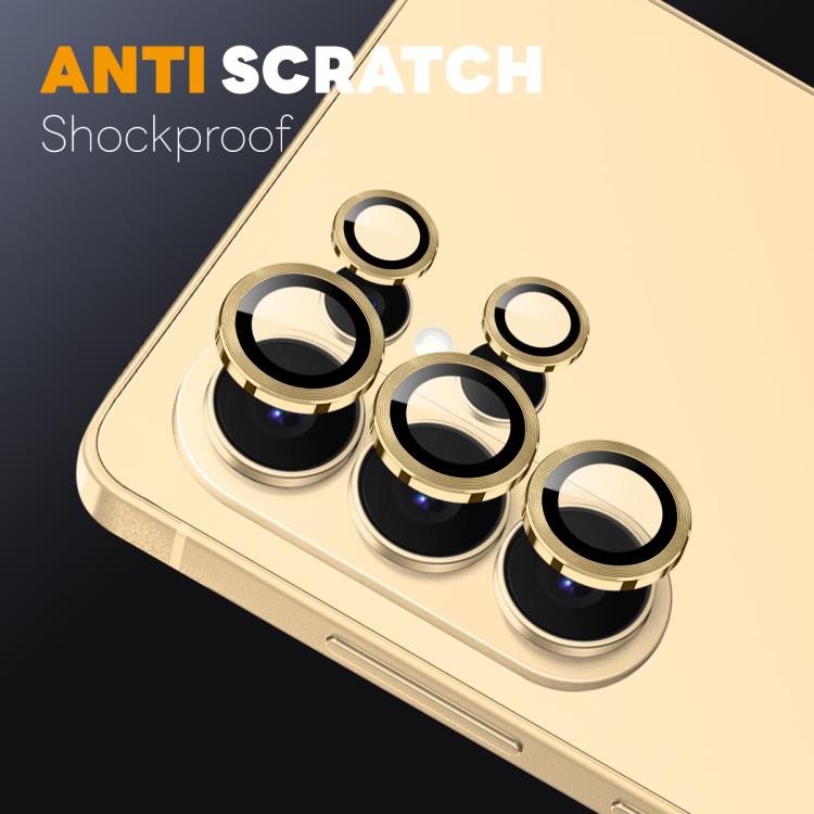 For Samsung Galaxy S26 Ultra 5G NORTHJO Camera Lens Protector CD Metal Ring Tempered Glass Film