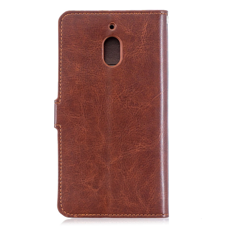 Crazy Horse Texture Horizontal Flip Leather Case with Holder & Card Slots & Wallet & Photo Frame For Nokia 2.1