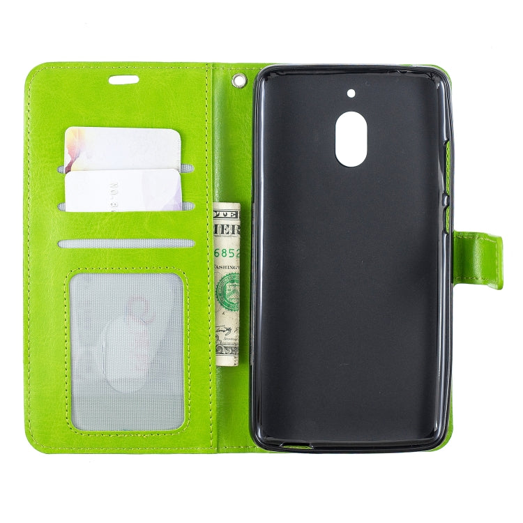 Crazy Horse Texture Horizontal Flip Leather Case with Holder & Card Slots & Wallet & Photo Frame For Nokia 2.1