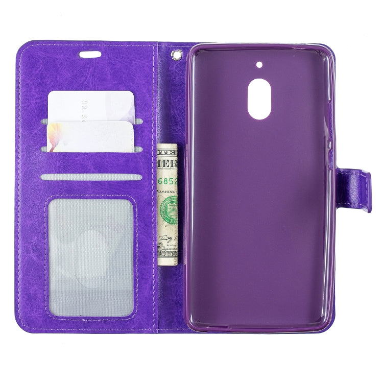 Crazy Horse Texture Horizontal Flip Leather Case with Holder & Card Slots & Wallet & Photo Frame For Nokia 2.1