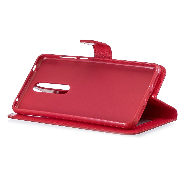 Crazy Horse Texture Horizontal Flip Leather Case with Holder & Card Slots & Wallet & Photo Frame For Nokia 3.1 plus