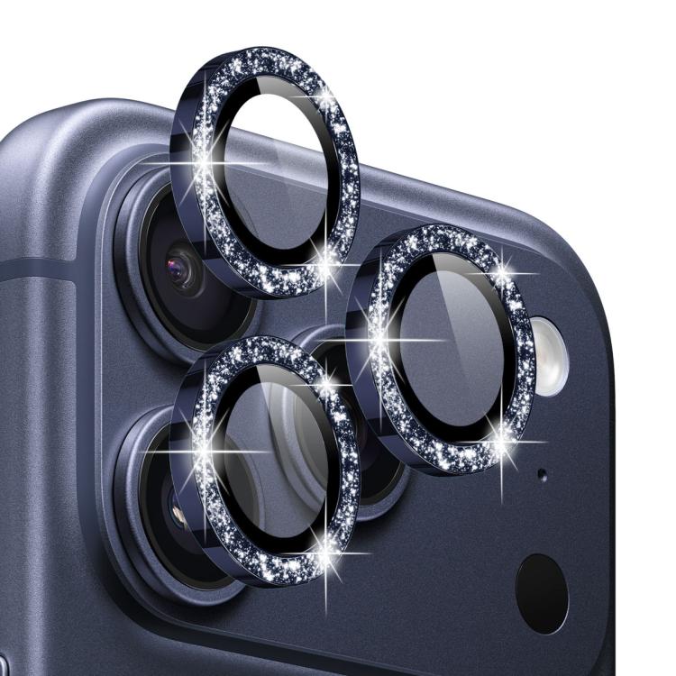 For iPhone 17 Pro / 17 Pro Max NORTHJO 1 Set Camera Lens Protector Glitter Metal Ring Film