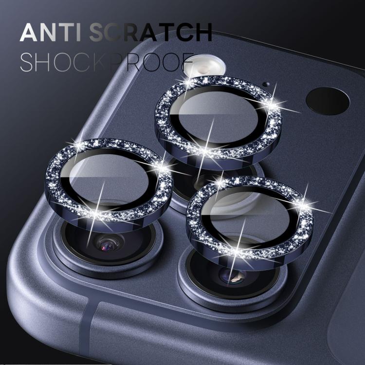 For iPhone 17 Pro / 17 Pro Max NORTHJO 1 Set Camera Lens Protector Glitter Metal Ring Film
