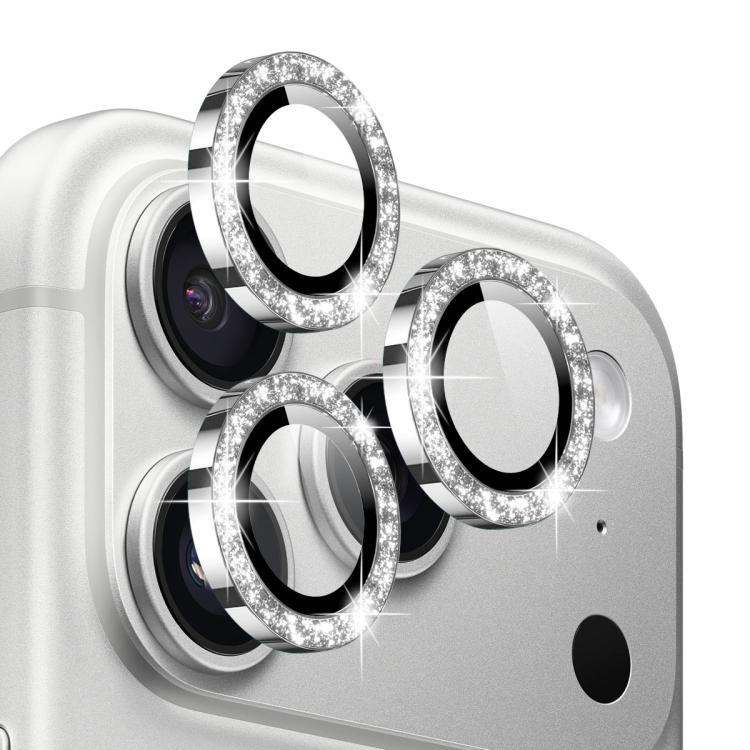 For iPhone 17 Pro / 17 Pro Max NORTHJO 1 Set Camera Lens Protector Glitter Metal Ring Film