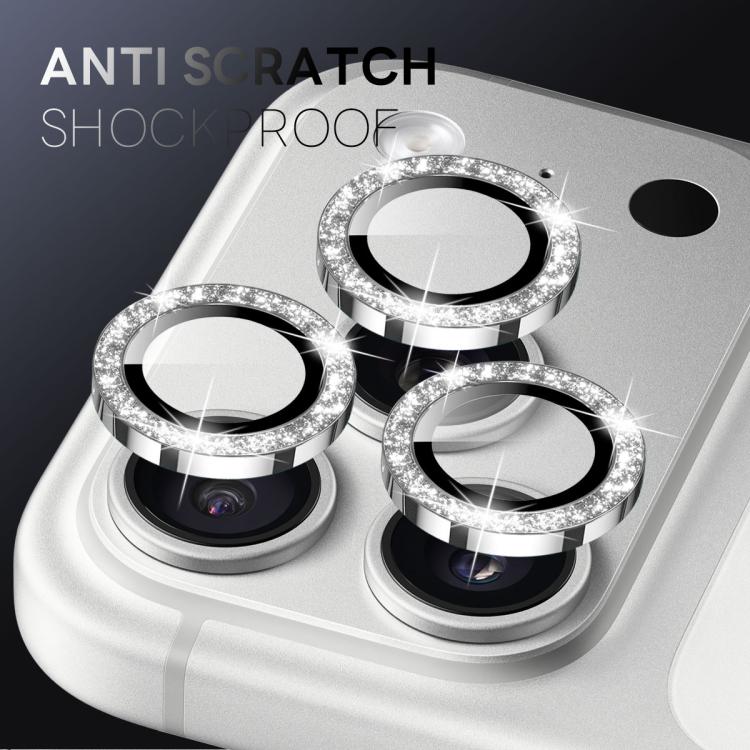 For iPhone 17 Pro / 17 Pro Max NORTHJO 1 Set Camera Lens Protector Glitter Metal Ring Film