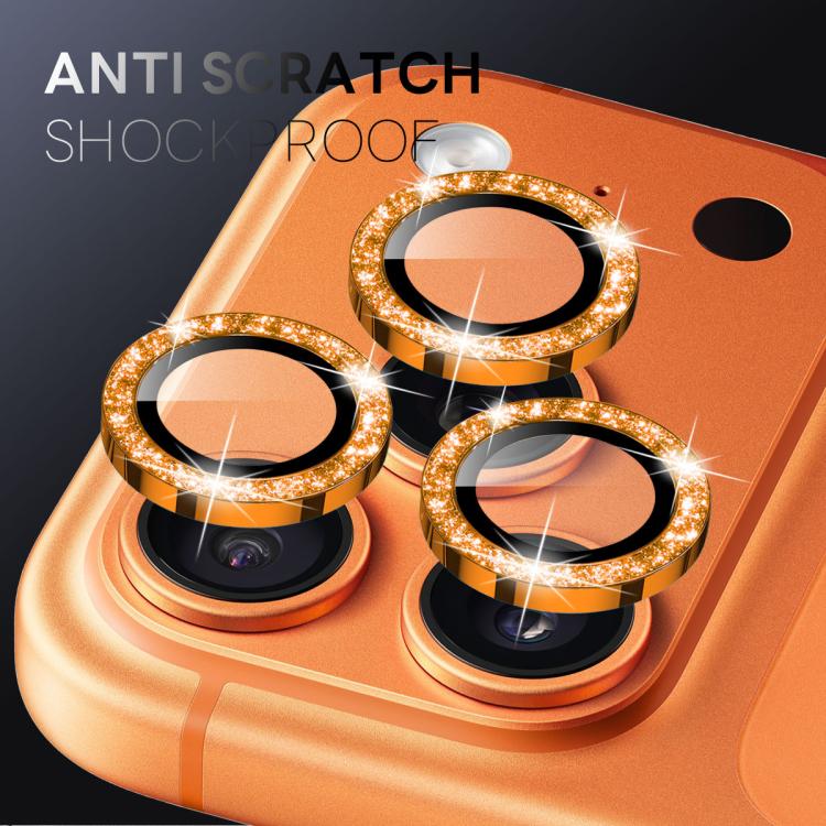 For iPhone 17 Pro / 17 Pro Max NORTHJO 1 Set Camera Lens Protector Glitter Metal Ring Film
