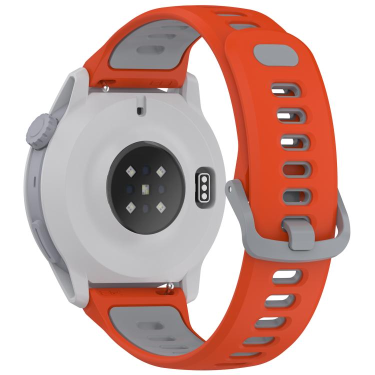 For COROS PACE 4 Two Color Quick Release Buckle Silicone Watch Band