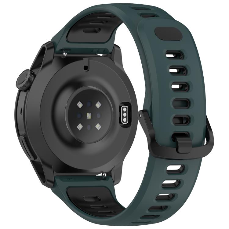 For COROS PACE 4 Two Color Quick Release Buckle Silicone Watch Band