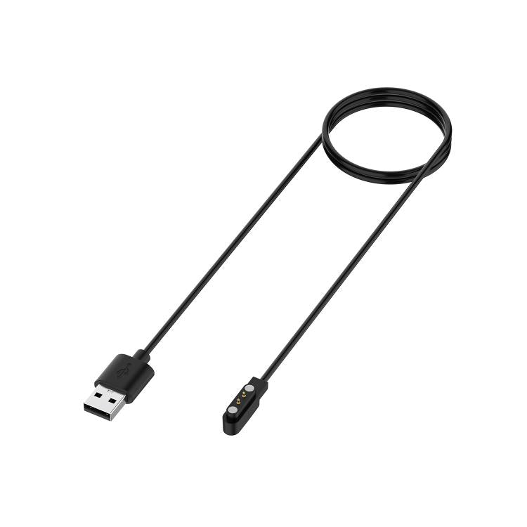 For Realme Watch 5 / Watch 3 Smart Watch Magnetic Charging Cable, Length: 1m - Black